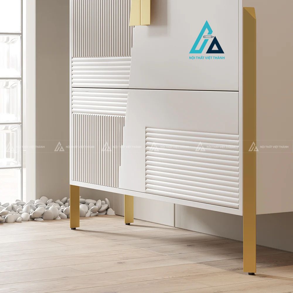 Tủ giày dép thông minh thiết kế hai cửa lật và một ngăn kéo 5