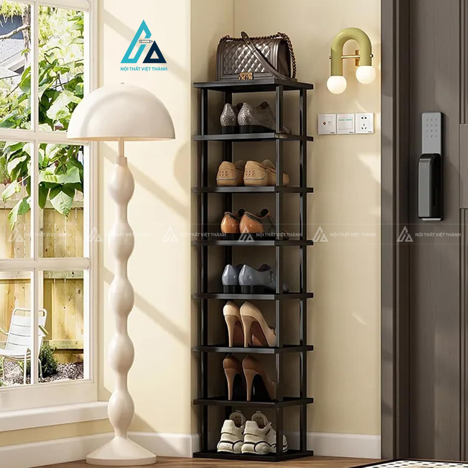 Kệ giày dép nhiều tầng nhỏ gọn tiết kiệm diện tích cho căn hộ 4