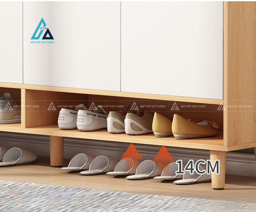 Tủ giày hiện đại thiết kế thanh lịch tối ưu lưu trữ thông minh 5
