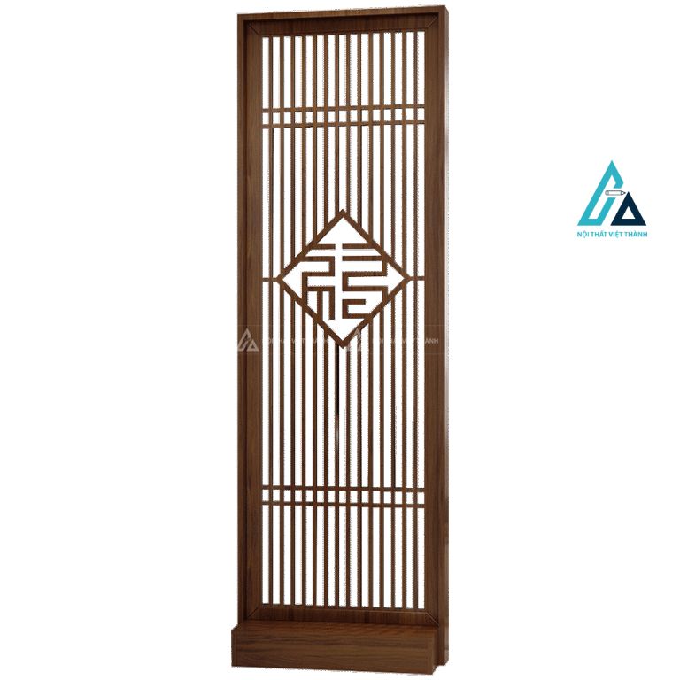 Vách ngăn gỗ trang trí phòng khách hiện đại tinh tế 2