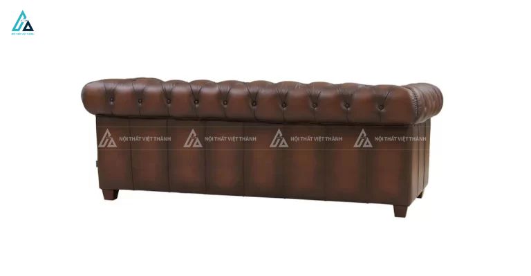 Sofa băng tân cổ điển bọc da cao cấp sang trọng 1