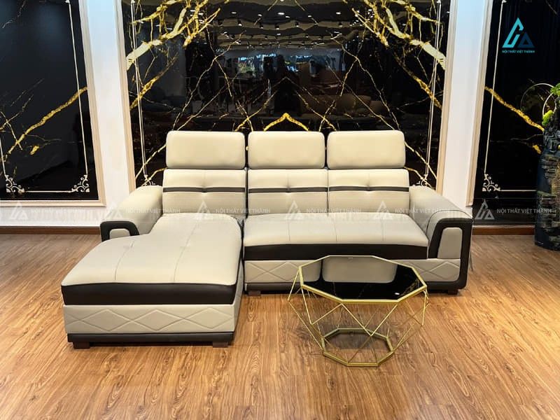 Sofa da góc chữ l chống trầy cao cấp dễ lau chùi