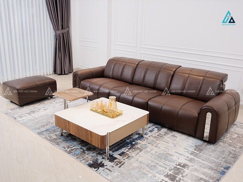 Sofa da băng dài cao cấp chống trầy xước dễ dàng lau chùi