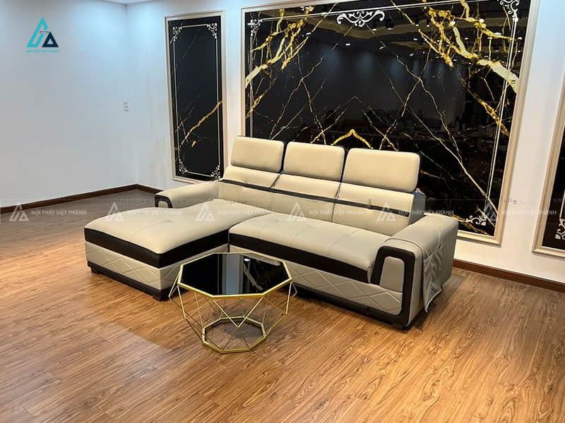 Sofa da góc chữ l chống trầy cao cấp dễ lau chùi 2