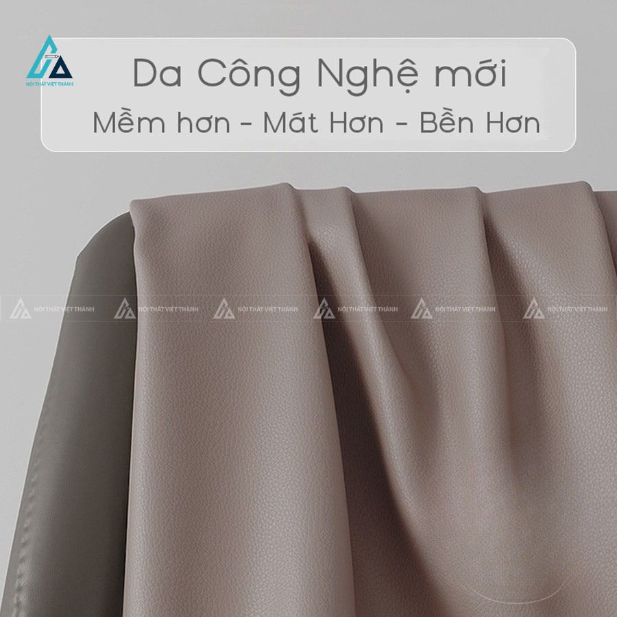 Sofa băng da cao cấp chân kim loại thiết kế hiện đại chỉnh điện chống trầy 4