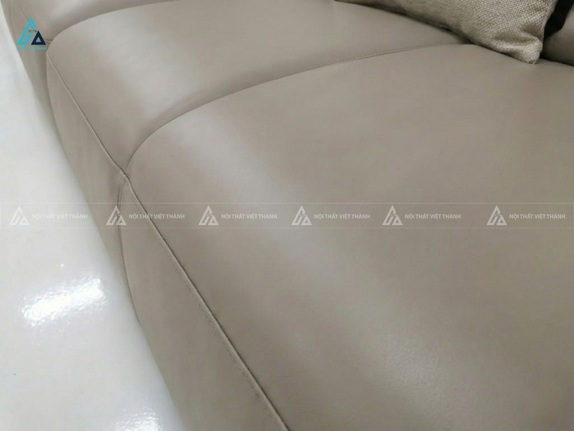 Bộ sofa da thiết kế chữ u sang trọng tối ưu không gian phòng khách hiện đại 4