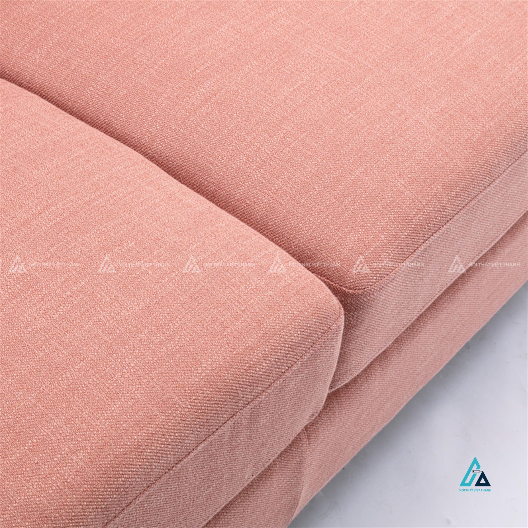 Ghế sofa băng vải nỉ thiết kế sọc dọc hiện đại sang trọng 1
