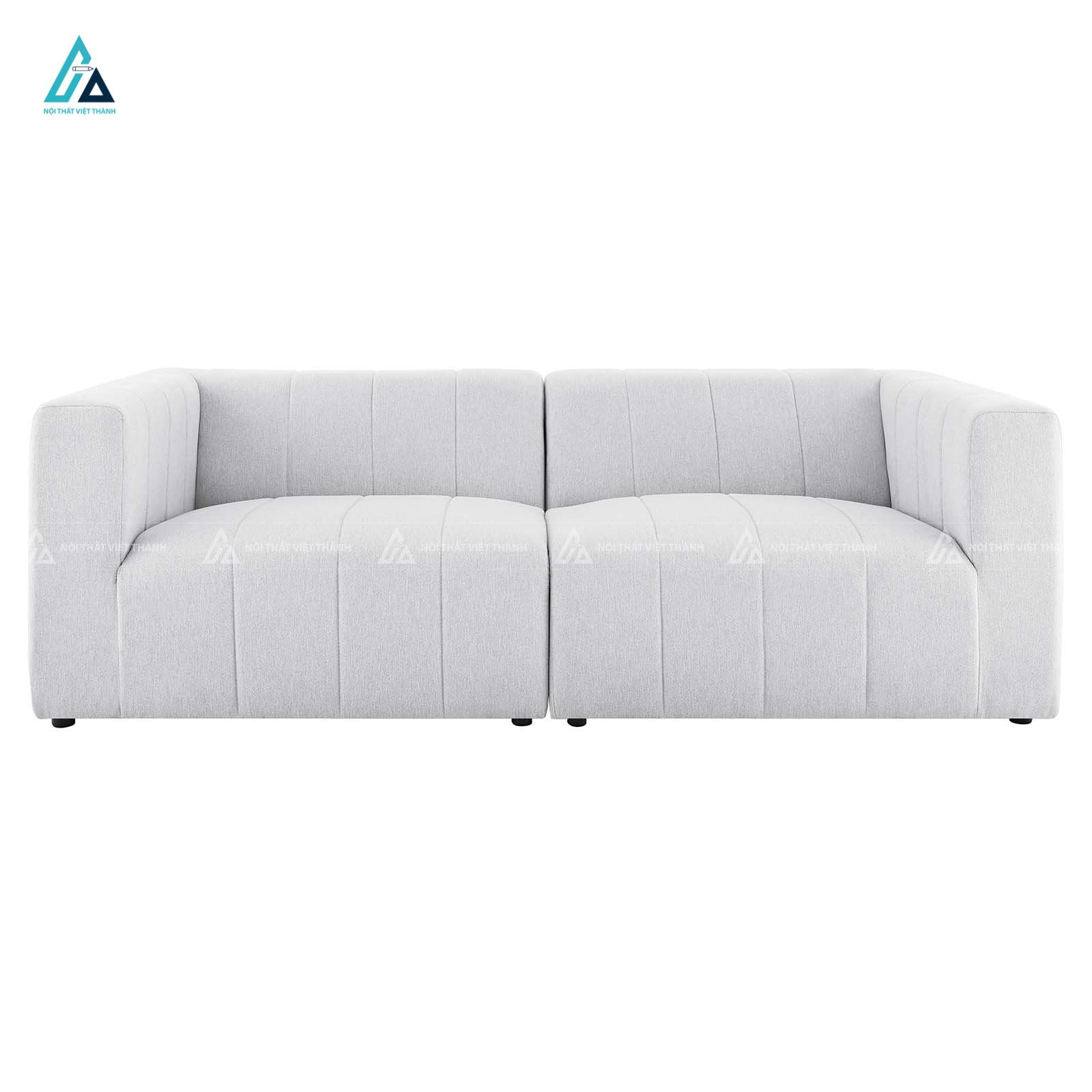 Bộ ghế sofa vải nỉ hiện đại thiết kế đường kẻ sọc tinh tế 1