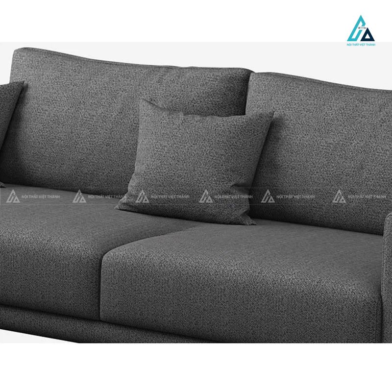 Sofa vải nỉ cao cấp thiết kế bo cong êm ái cho phòng khách