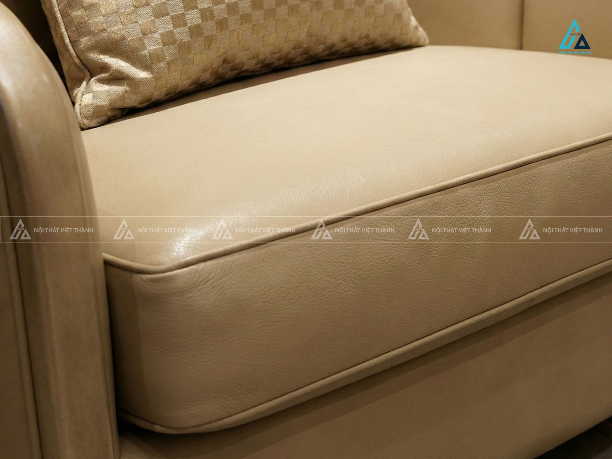 Bộ ghế sofa vải nỉ tân cổ điển sang trọng cho phòng khách 2