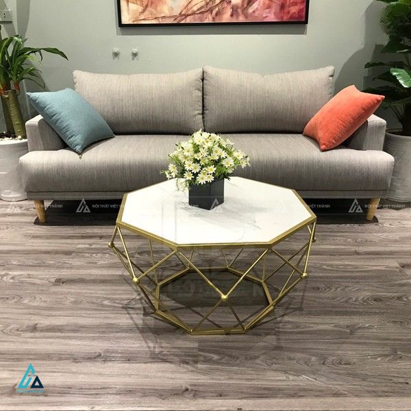 Sofa văng nỉ đôi thiết kế tối giản chân gỗ tự nhiên 2