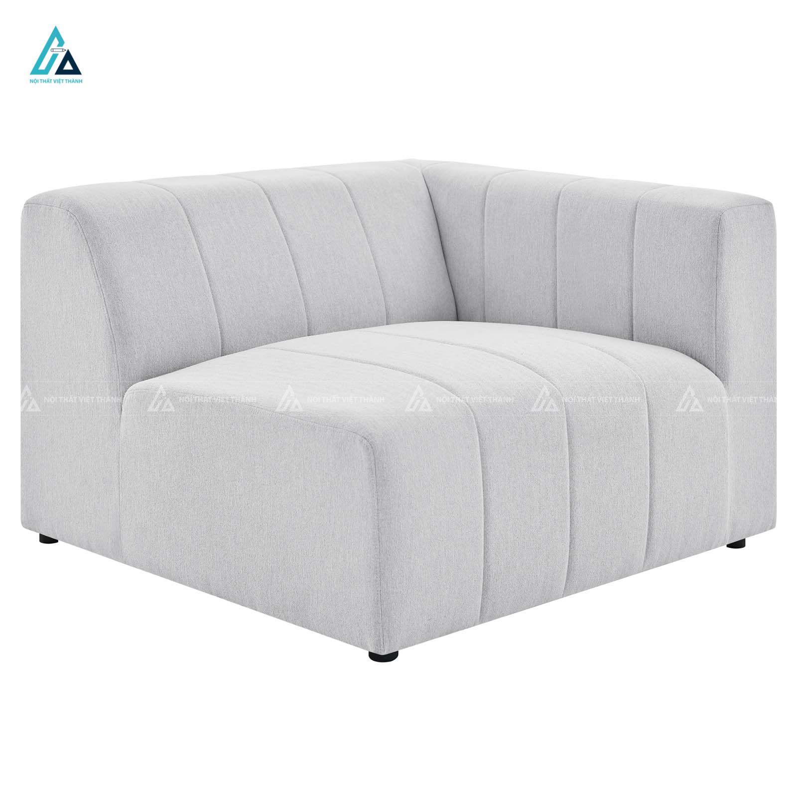 Bộ ghế sofa vải nỉ hiện đại thiết kế đường kẻ sọc tinh tế 3