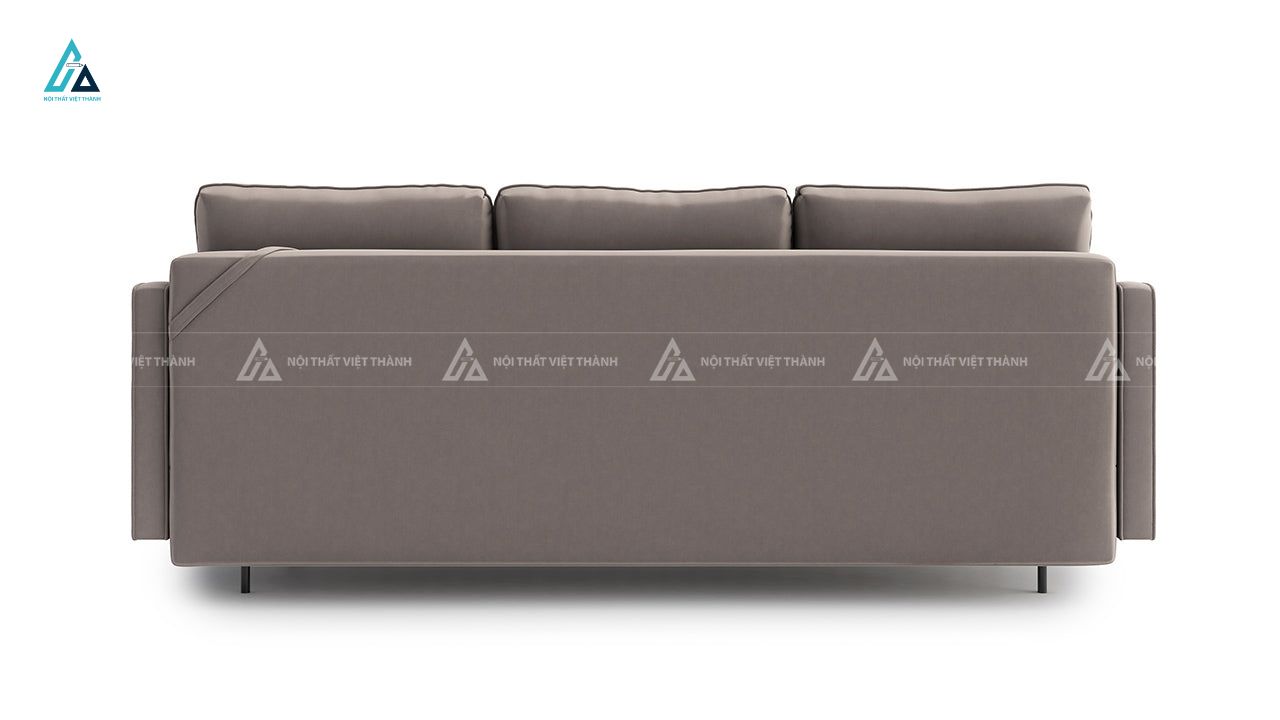 Ghế sofa băng vải nỉ ba chỗ ngồi thiết kế tối giản hiện đại 4