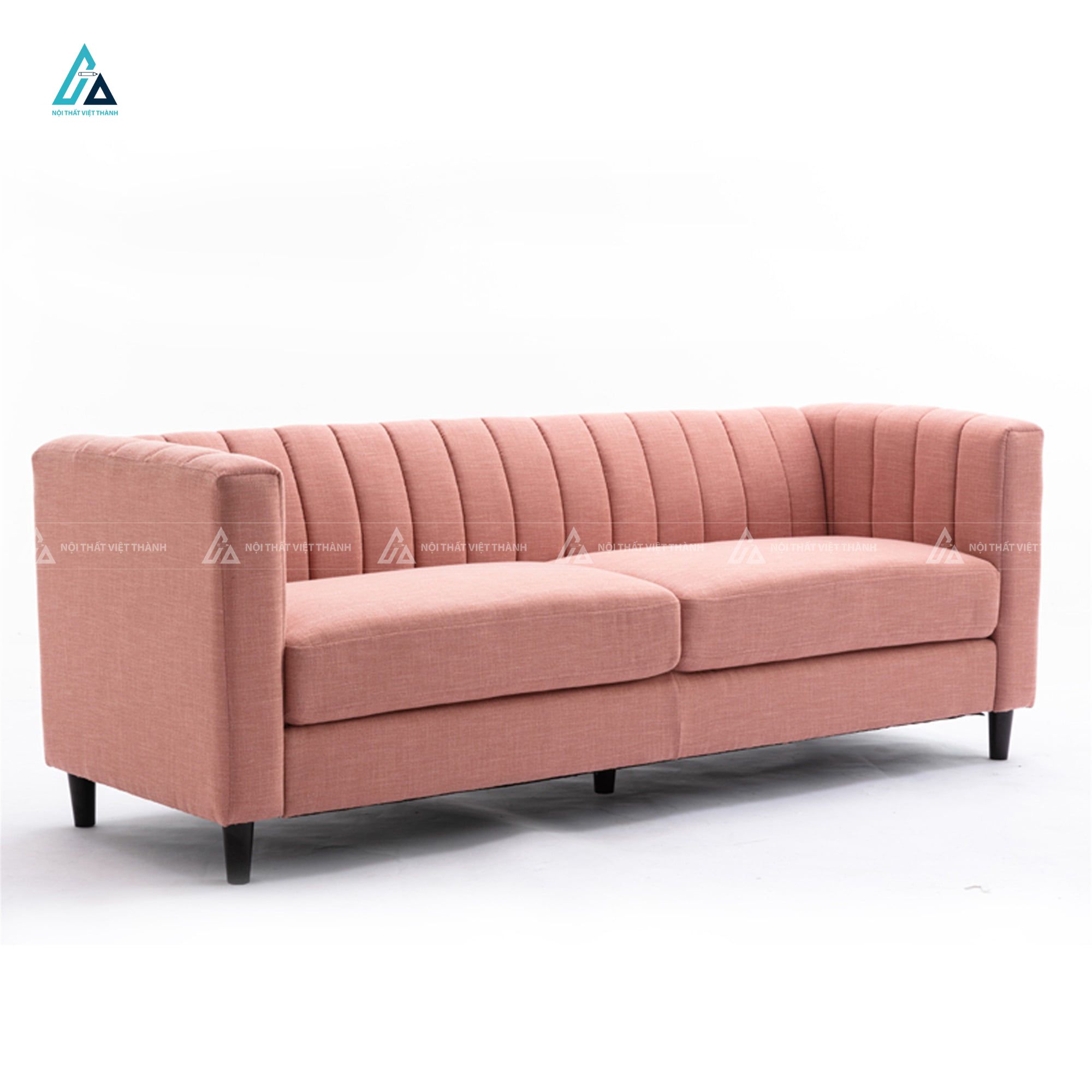 Ghế sofa băng vải nỉ thiết kế sọc dọc hiện đại sang trọng 5