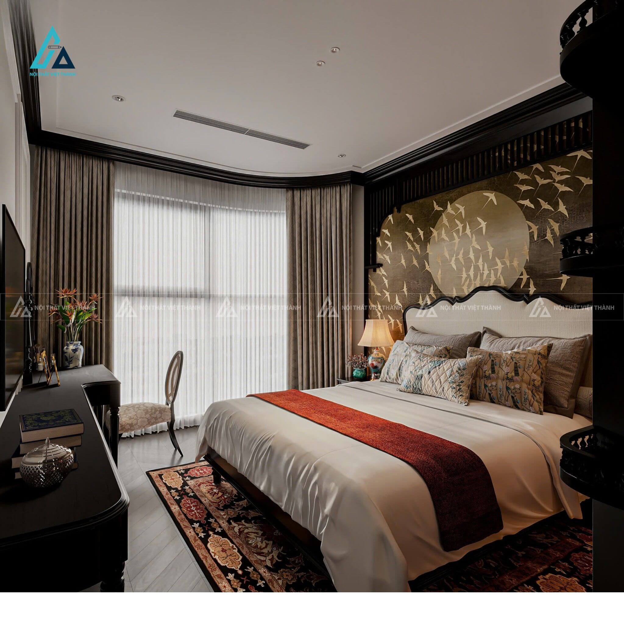 Thiết kế nội thất biệt thự anh Văn Toàn Tân An Tây Ninh 11