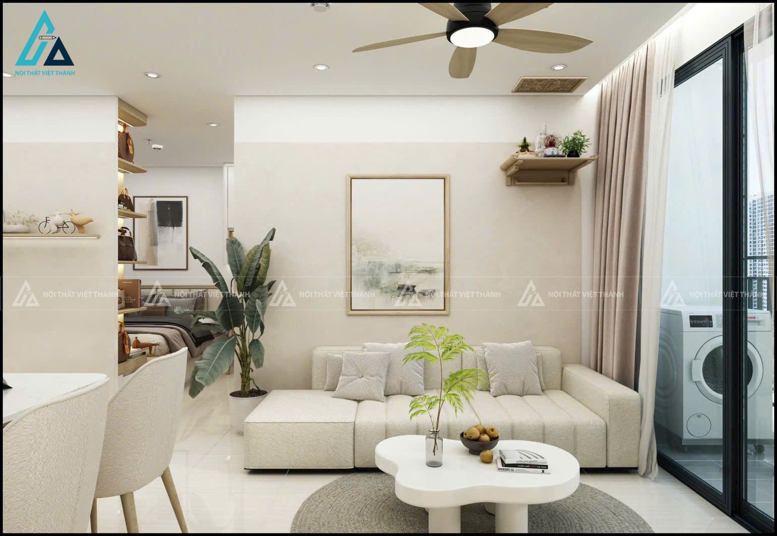Thiết kế nội thất căn hộ chung cư anh Tiến Tây Thạnh Hồ Chí Minh 10