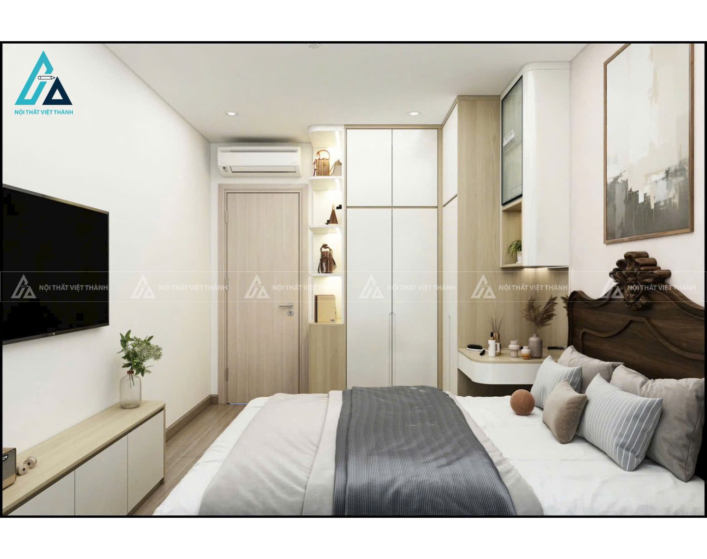 Thiết kế nội thất căn hộ chung cư anh Tiến Tây Thạnh Hồ Chí Minh 2
