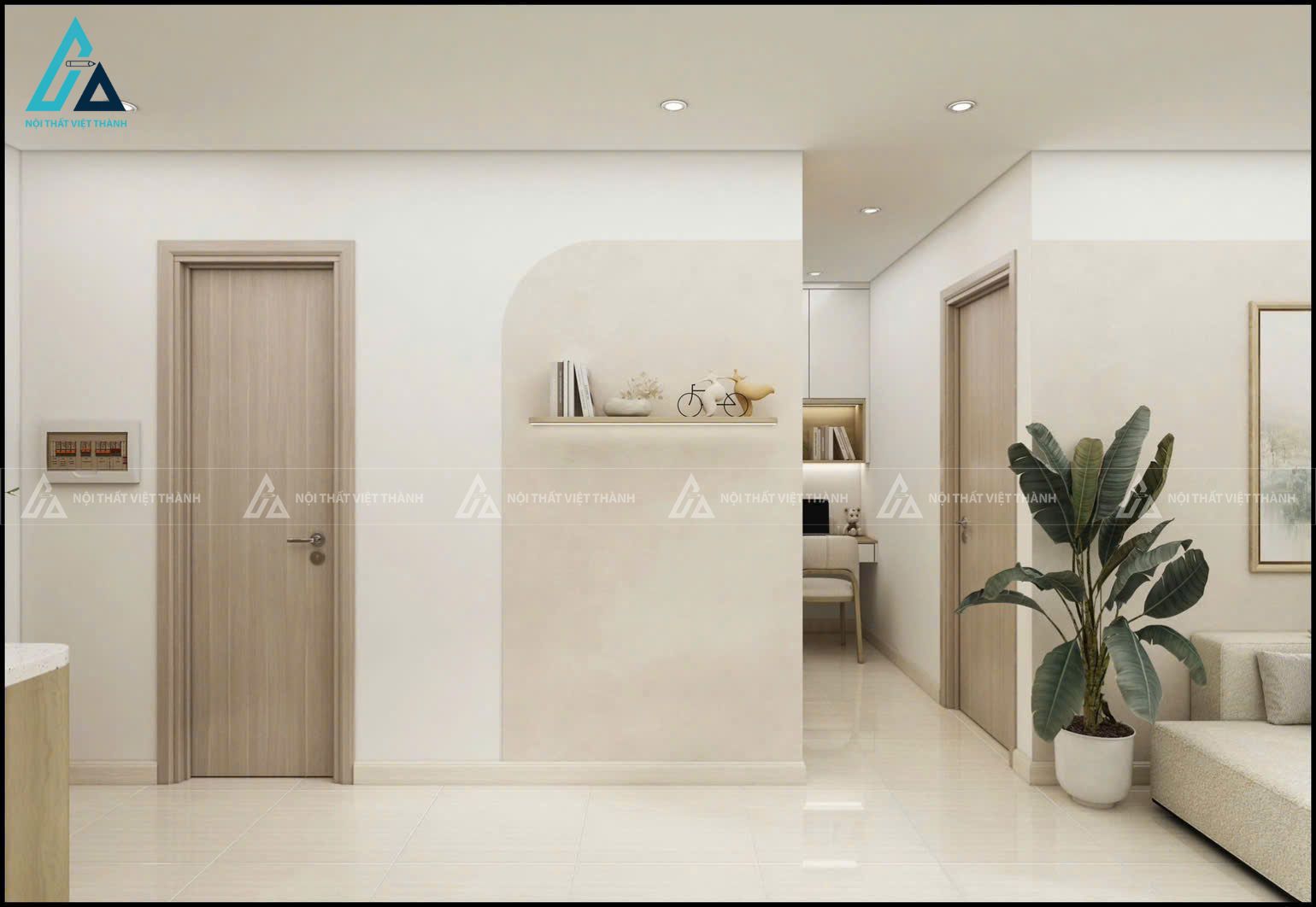 Thiết kế nội thất căn hộ chung cư anh Tiến Tây Thạnh Hồ Chí Minh 6