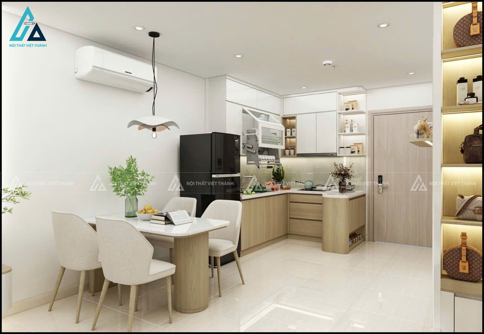 Thiết kế nội thất căn hộ chung cư anh Tiến Tây Thạnh Hồ Chí Minh 7