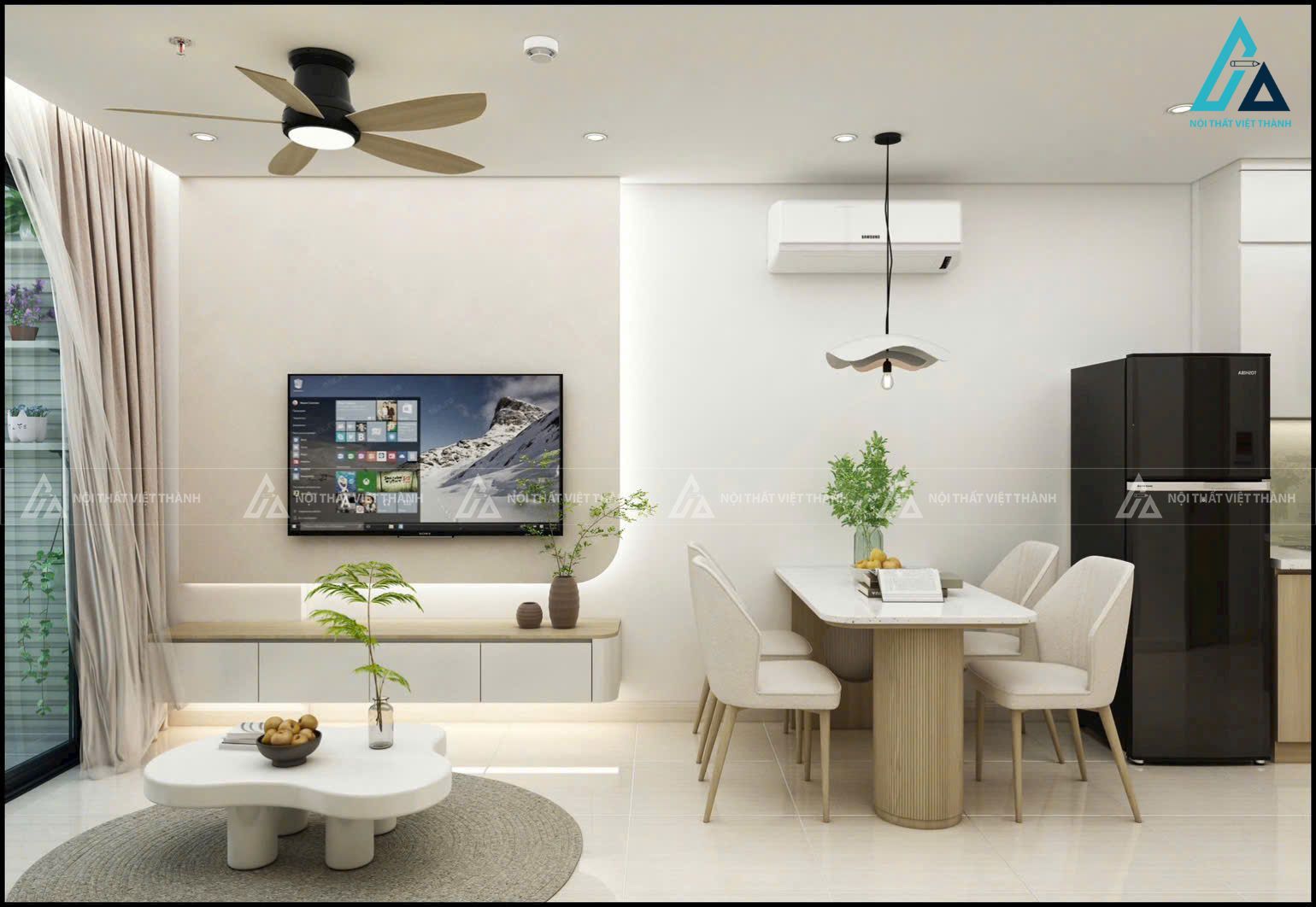 Thiết kế nội thất căn hộ chung cư anh Tiến Tây Thạnh Hồ Chí Minh 9