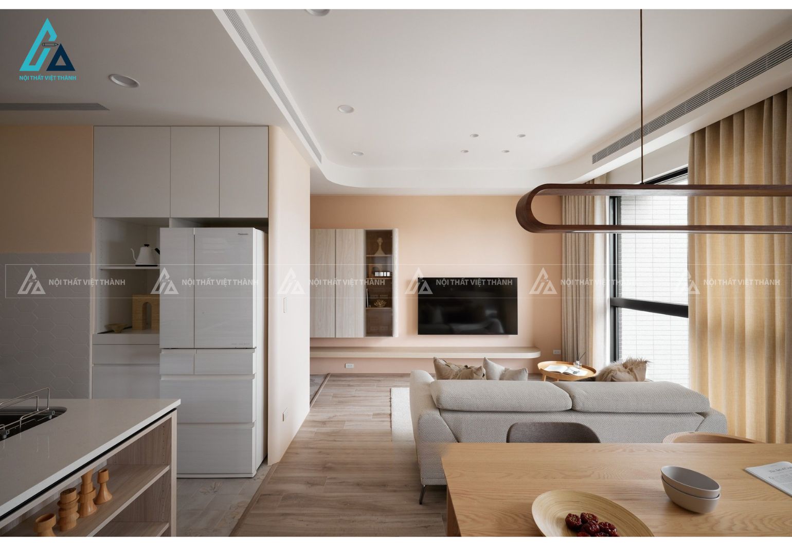 Thiết kế nội thất căn hộ chung cư chị Ngọc Nhơn Trạch Đồng Nai