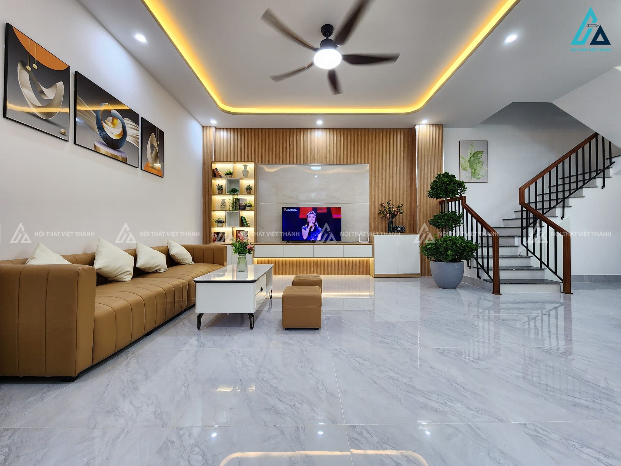 Mẫu thiết kế nội thất phòng khách hiện đại hiện nay