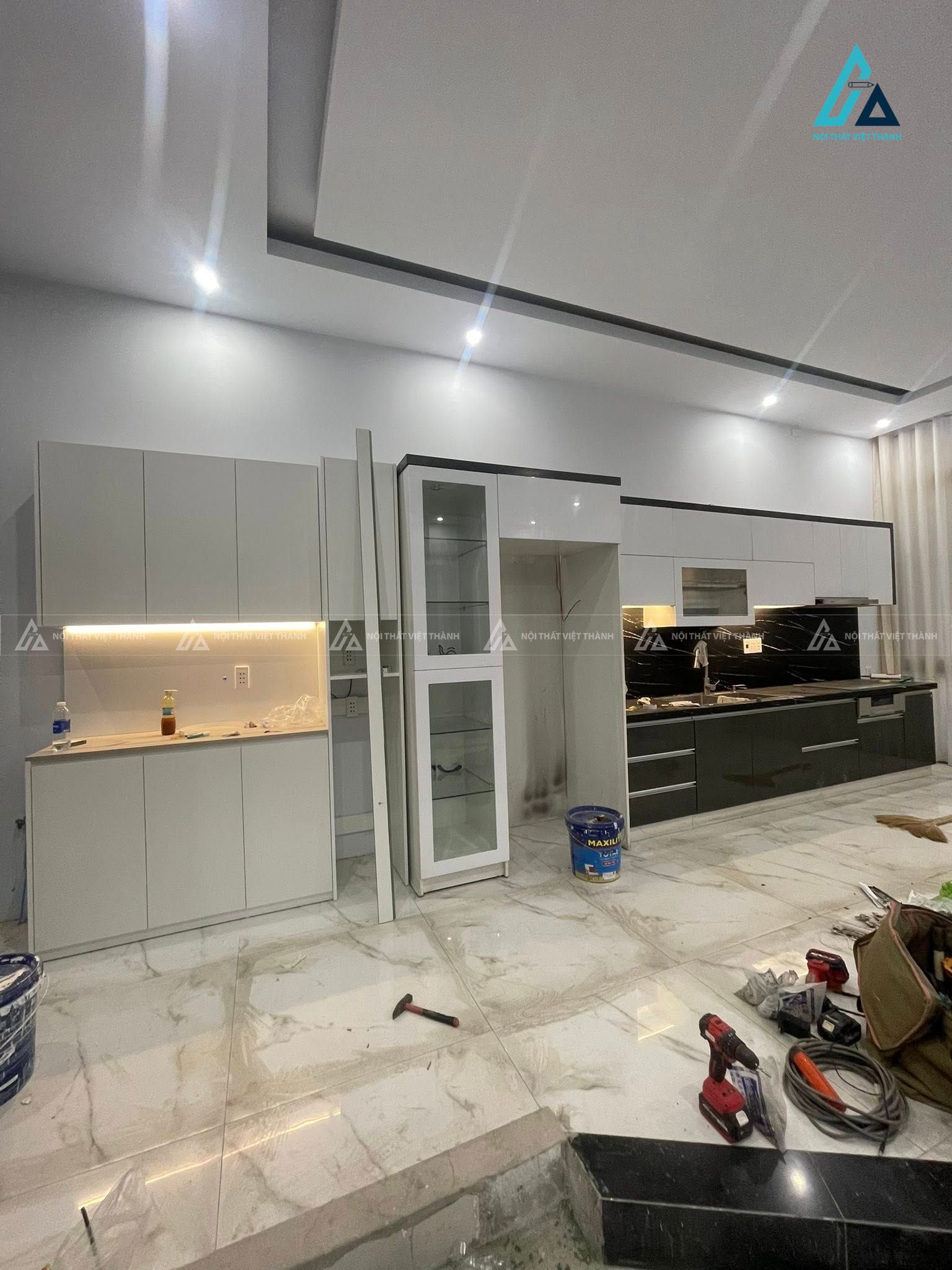 Thiết kế thi công nội thất nhà phố cô Kim Quyên Chơn Thành Bình Phước 9