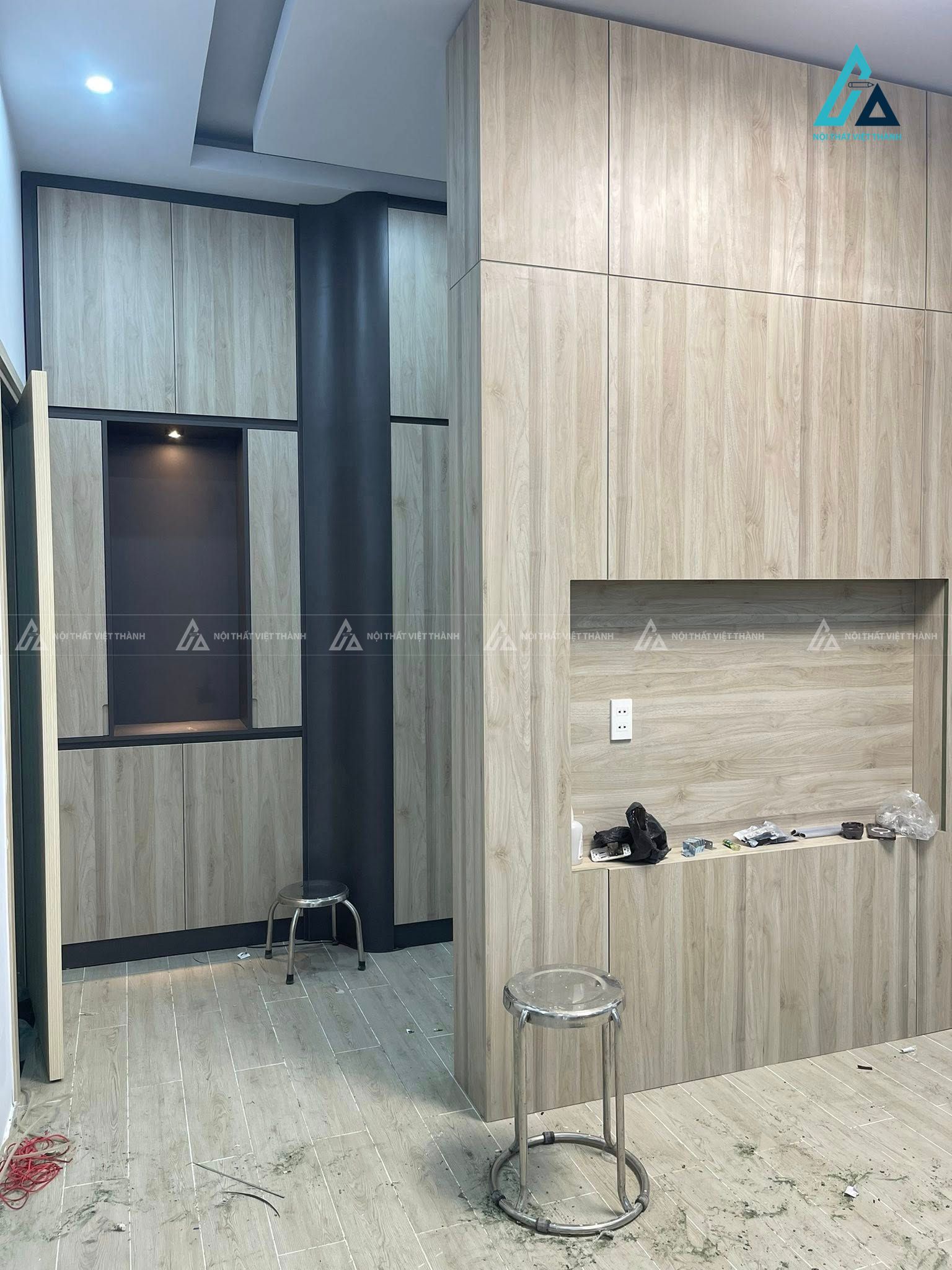 Thiết kế thi công nội thất nhà phố cô Kim Quyên Chơn Thành Bình Phước 4