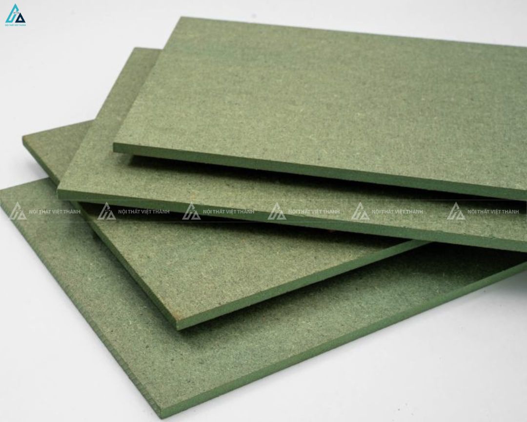 Gỗ HDF lõi xanh siêu chống ẩm với mật độ nén ép lớn