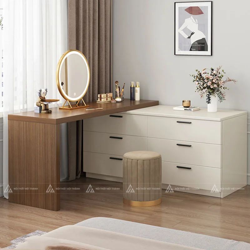 Mẫu bàn trang điểm thông minh tối ưu công năng
