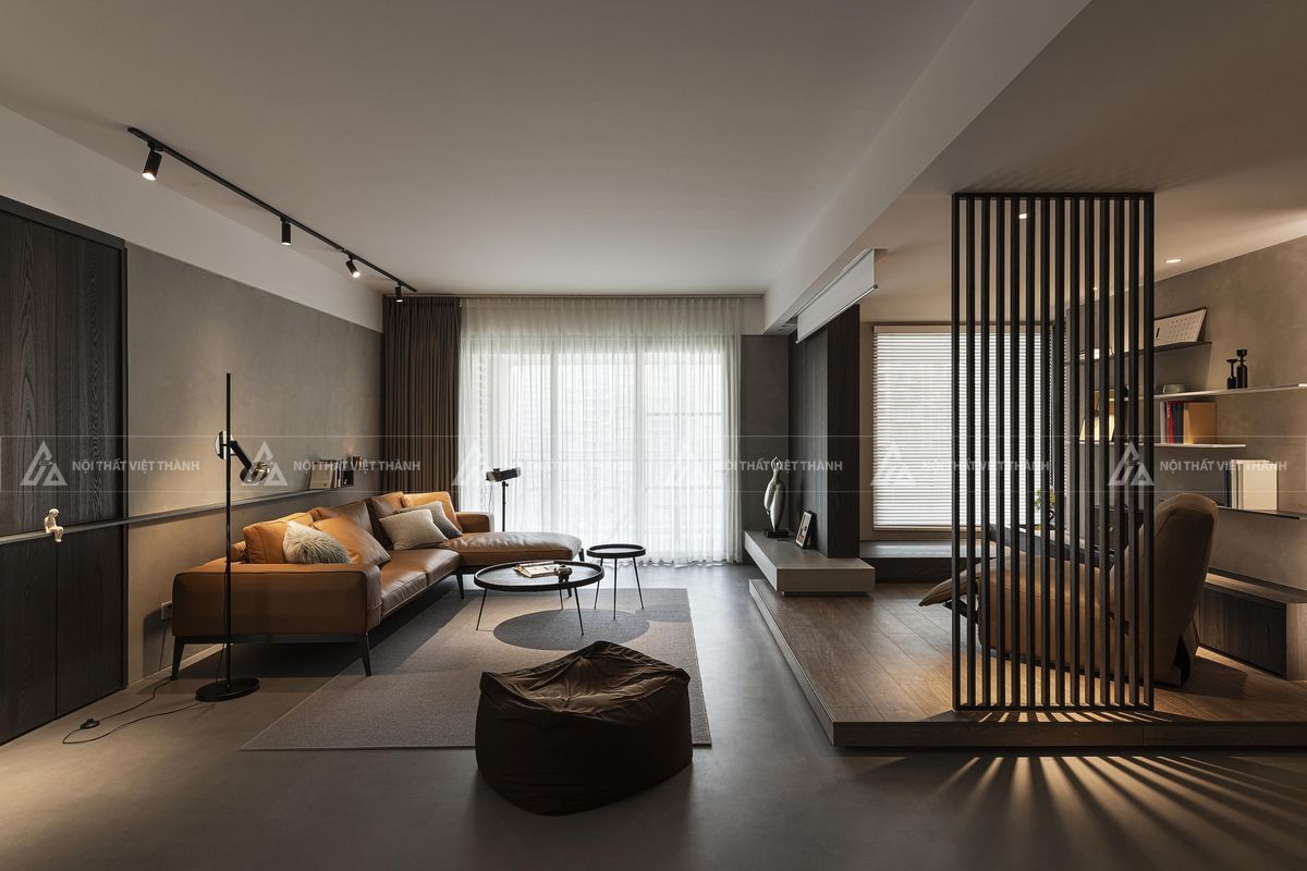 Nội thất chung cư căn hộ 70m2 phong cách Luxury
