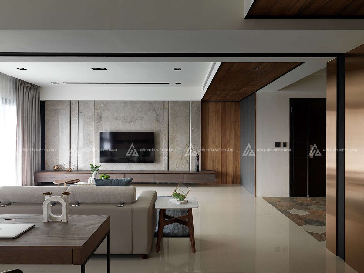 Nội thất chung cư căn hộ 70m2 cao cấp và tiện dụng