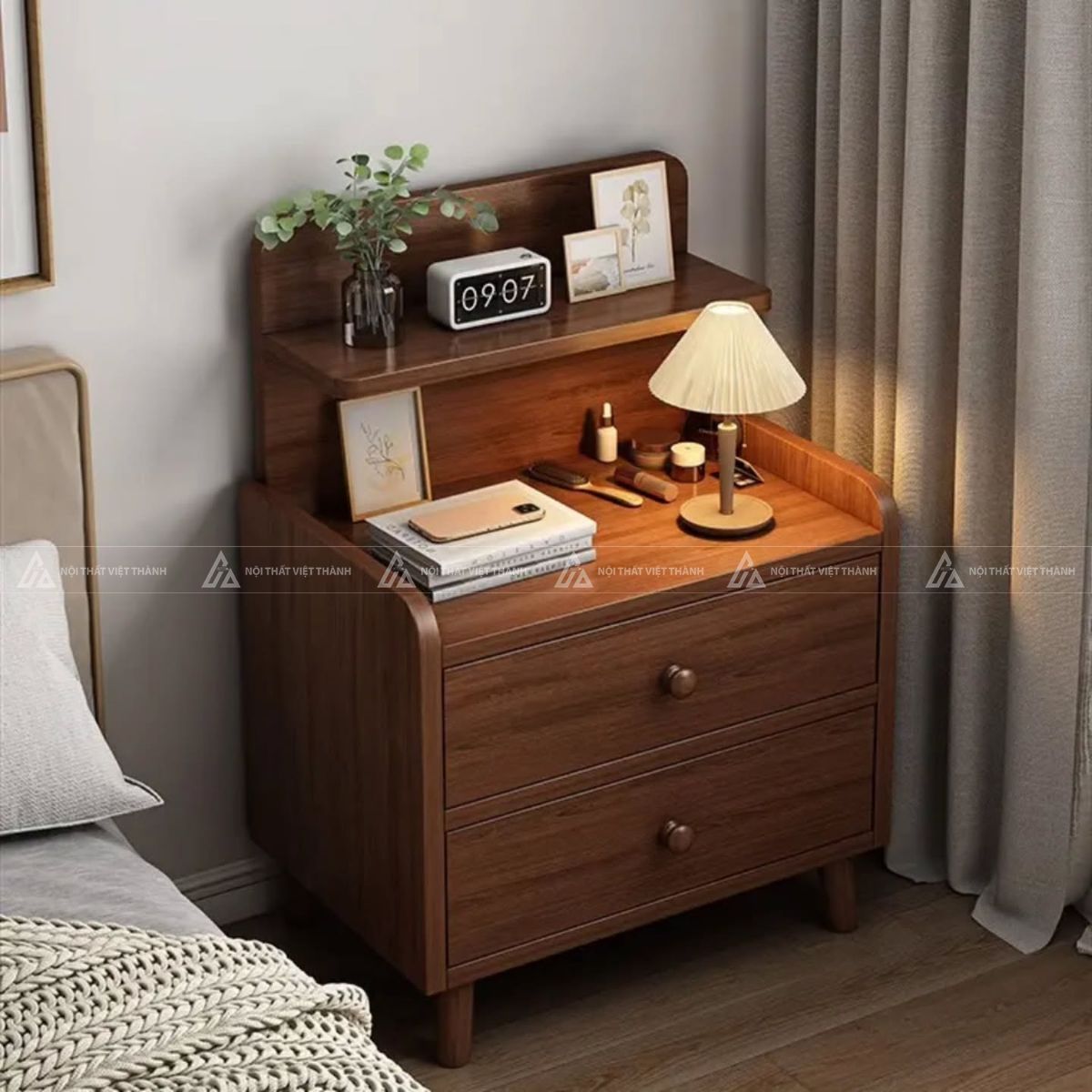 Tủ đầu giường đa năng nhiều ngăn chứa đồ