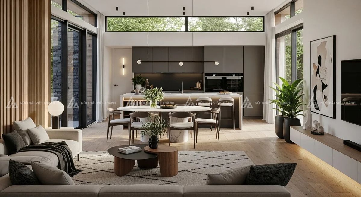 Nội thất nhà cấp 4 thiết kế hiện đại đẳng cấp
