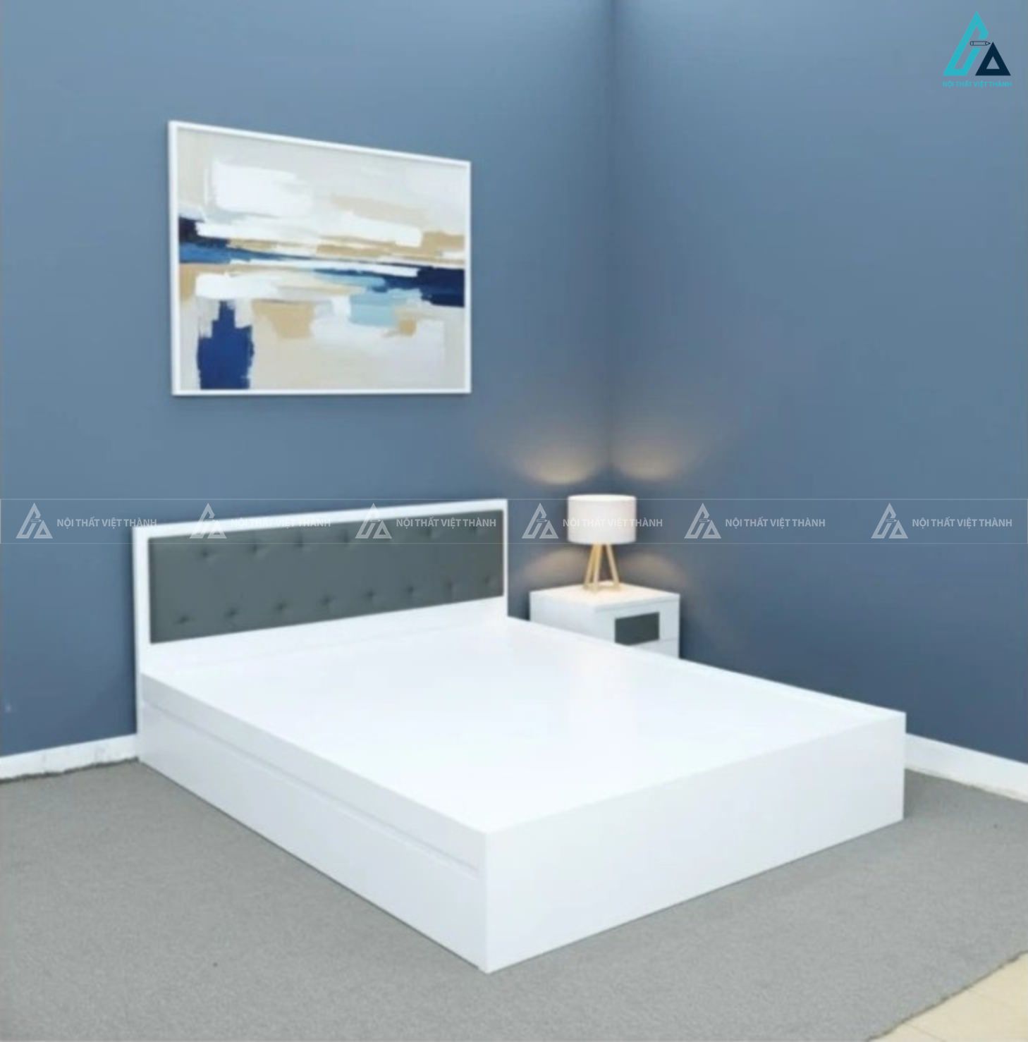 Giường gỗ công nghiệp thông minh tích hợp ngăn kéo giường phụ 5