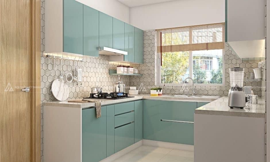 Mẫu bếp cho nhà hướng Nam diện tích nhỏ