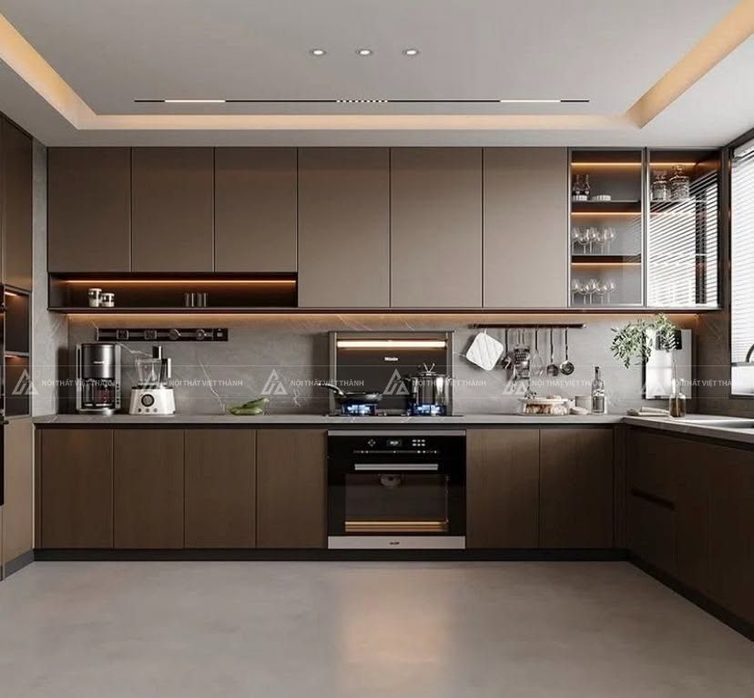 Bếp cho nhà hướng Nam hiện đại sang trọng