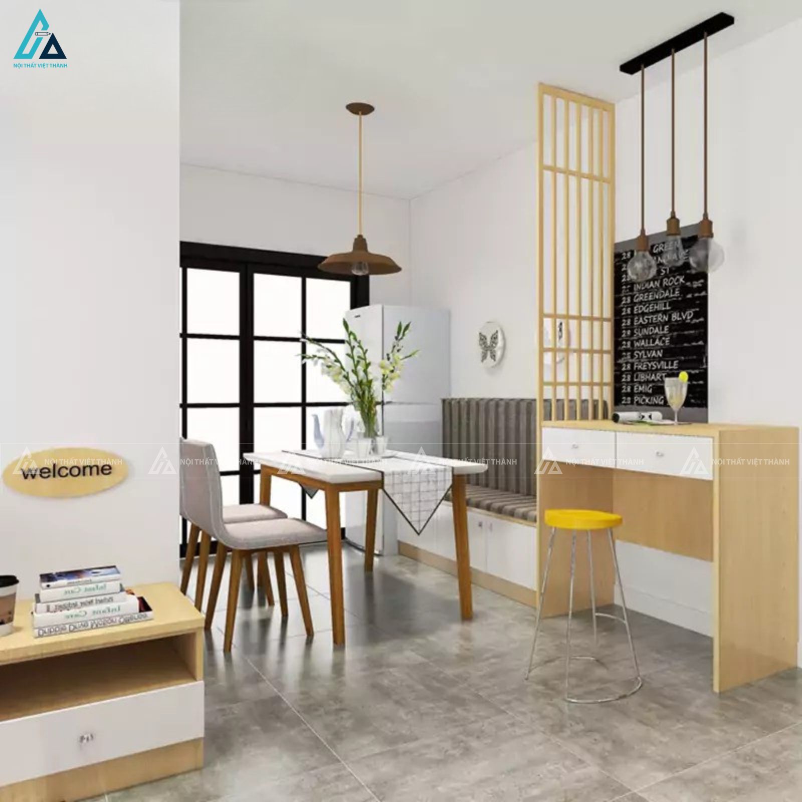 Hệ tủ kệ tivi gỗ công nghiệp đa năng cho phòng khách hiện đại 3