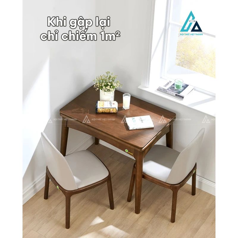 Bộ bàn ăn gấp gọn thông minh tối ưu không gian cho gia đình 1