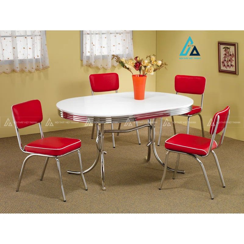Bộ bàn ăn phong cách hoài cổ ấn tượng cho phòng bếp 2
