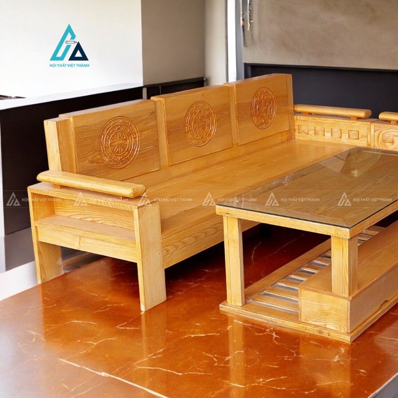 Bộ salon góc hiện đại tối ưu không gian tiếp khách gia đình 1