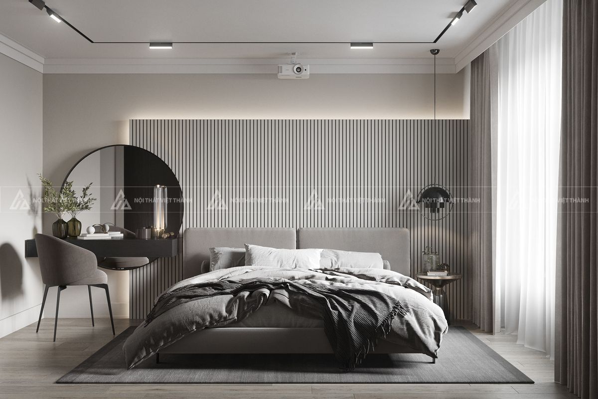 Mẫu phòng ngủ 20m2 phong cách hiện đại