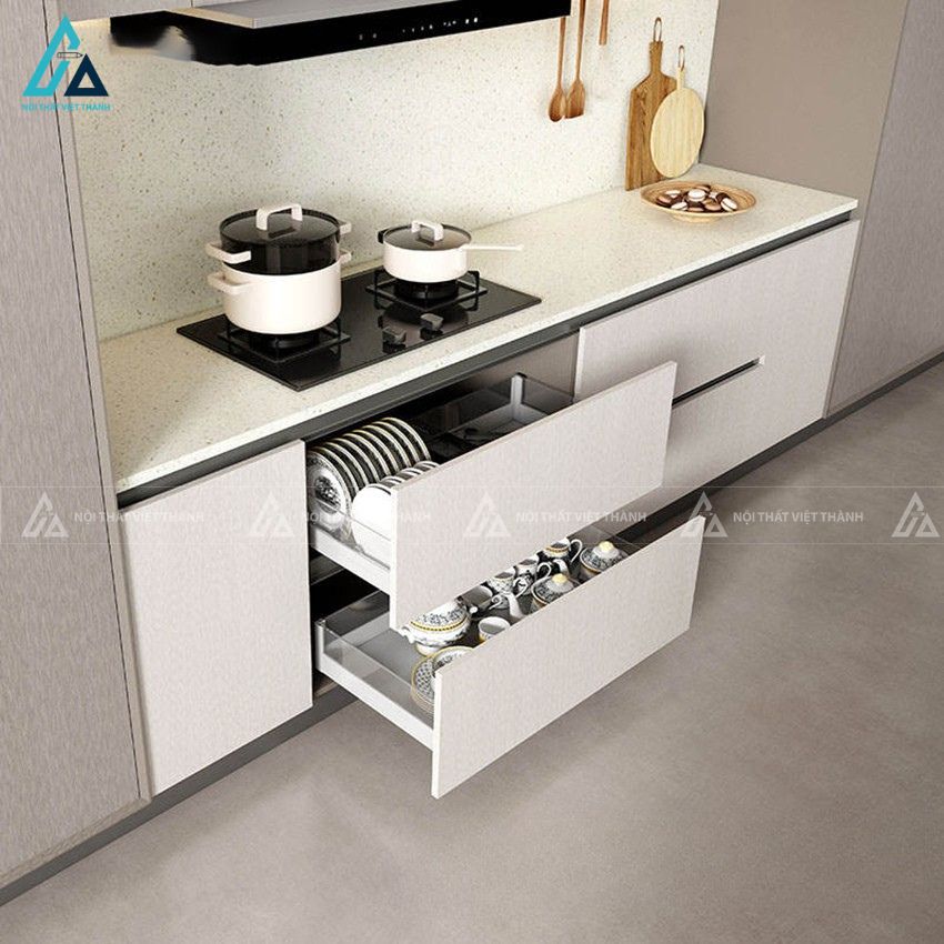Tủ bếp mdf kết hợp bàn đảo hiện đại sang trọng tiện nghi 5