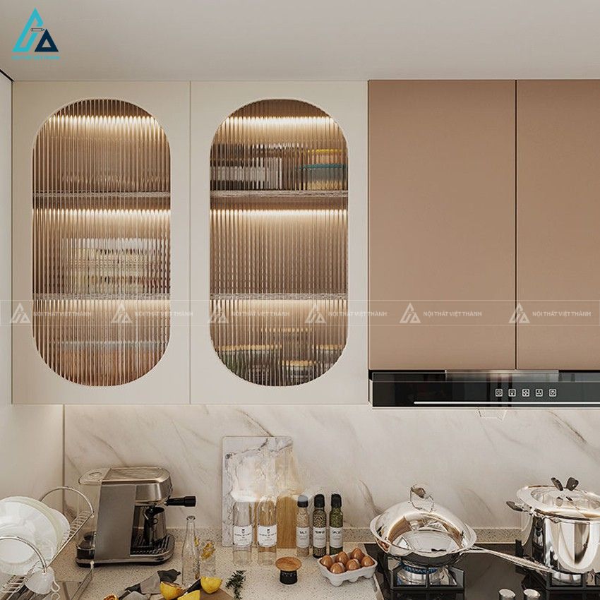 Mẫu tủ bếp mdf chữ L hiện đại nâng tầm vẻ đẹp phòng bếp 3