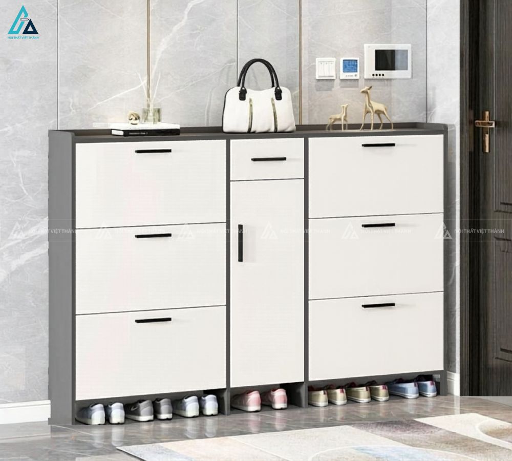 Tủ giày thông minh cửa lật đa năng tối ưu không gian sống hiện đại