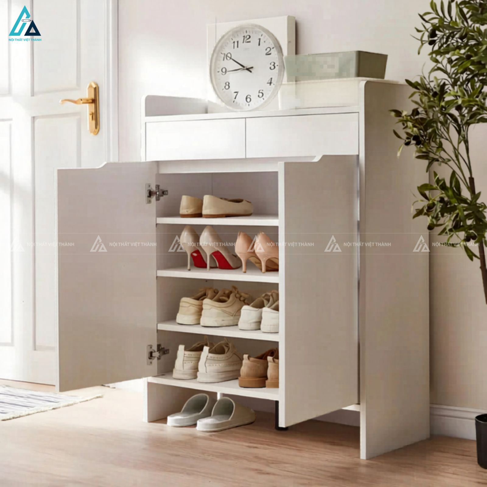 Tủ giày dép đa năng kiểu dáng nhỏ gọn tối ưu không gian sống 5