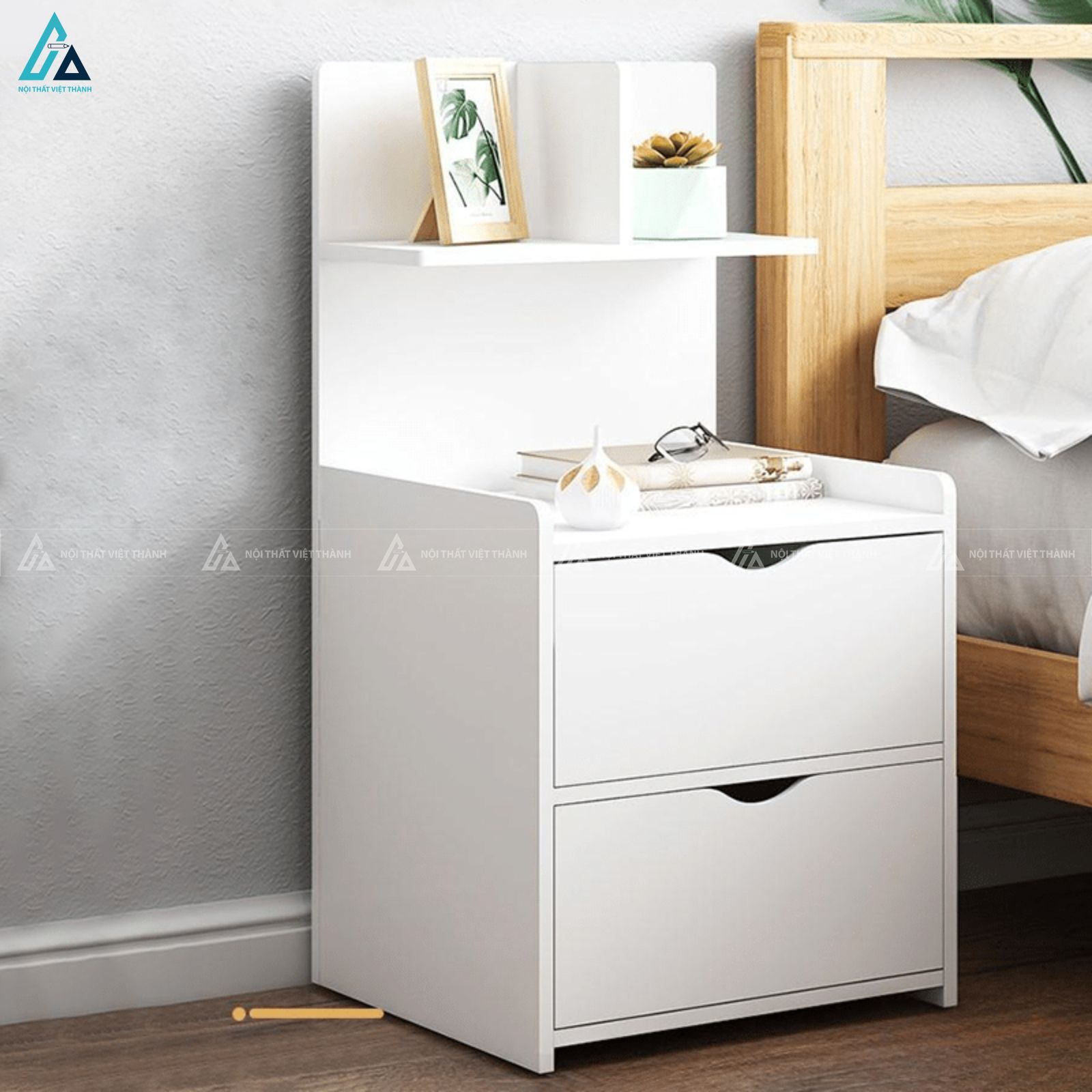 Tủ đầu giường đa tầng kiểu dáng nhỏ gọn cho phòng ngủ sang trọng 3