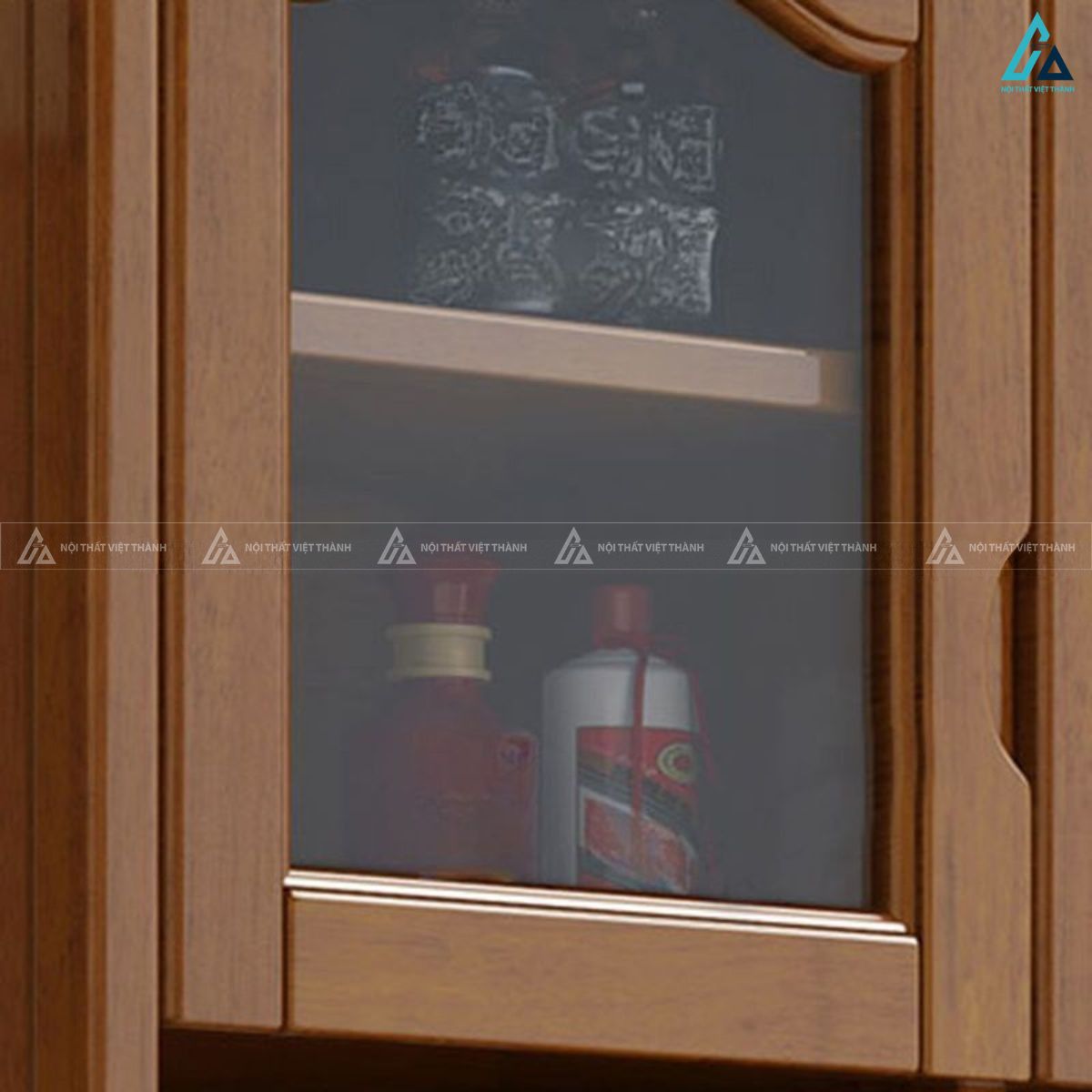 Mẫu tủ rượu phong cách cổ điển sang trọng cho phòng khách 2