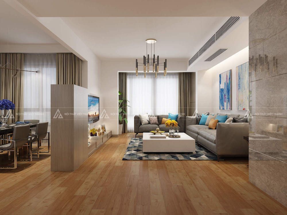 Mẫu nội thất nhà cấp 4 không gian mở
