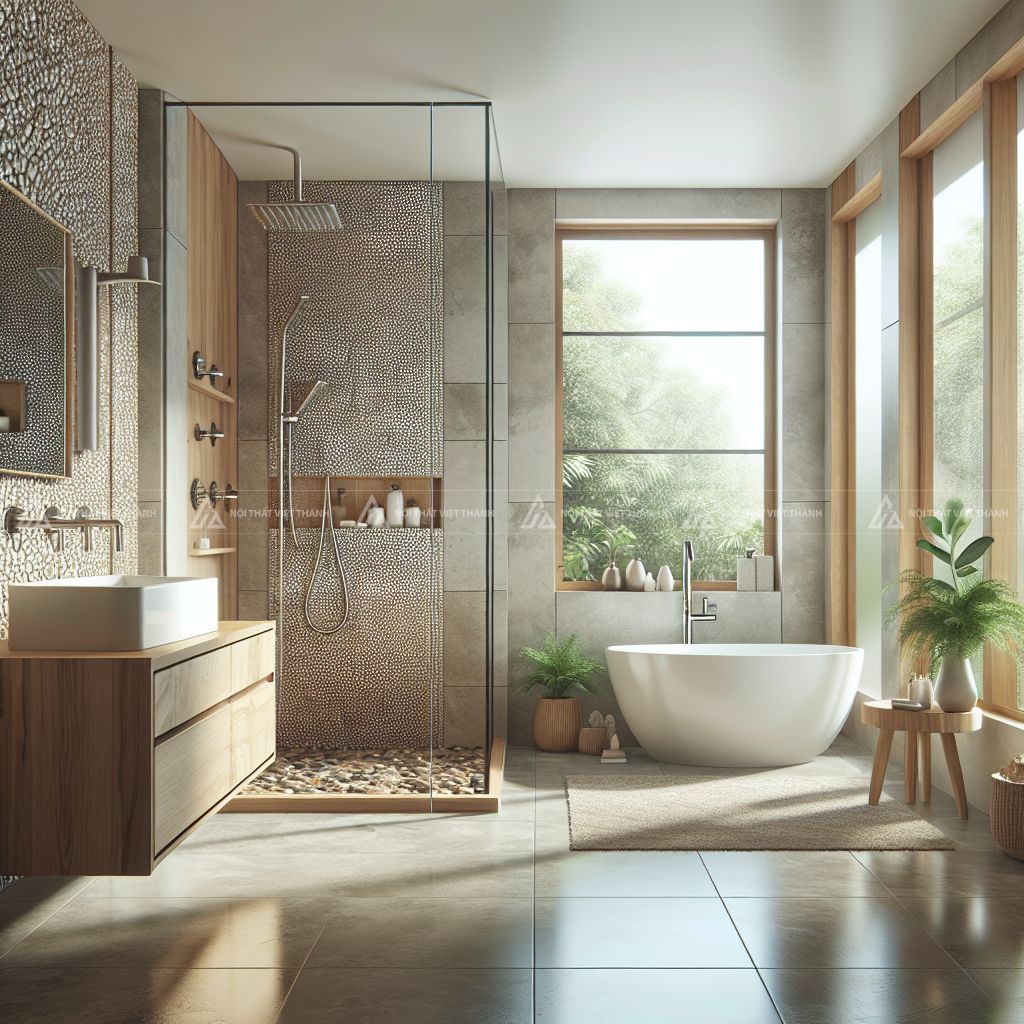 Mẫu nội thất phòng tắm nhà cấp 4